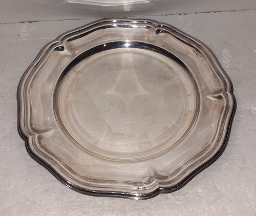 Grand plat metal argente - grand,
