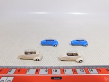 4X Busch H0 1:87 Modèle Auto
