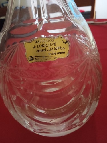 Vase cristal d - en, d'artisanat