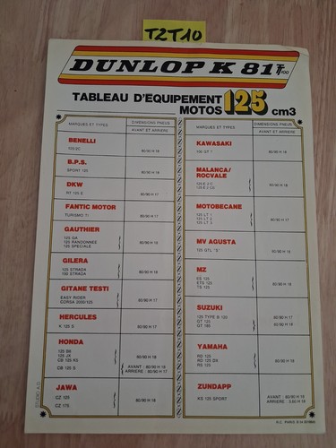 Pneu moto dunlop k81 - pneu,