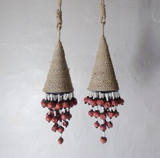 2 embrasses à rideaux passementerie ethnique