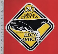 ✮ ITALIA SELLE RS - EDDY MERCKX - VELO CYCLISME - AUTOCOLLANT STICKER VINTAGE ✮