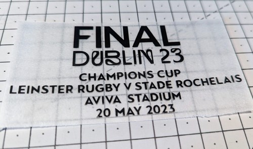 Patch finale dublin 2023 - dublin,