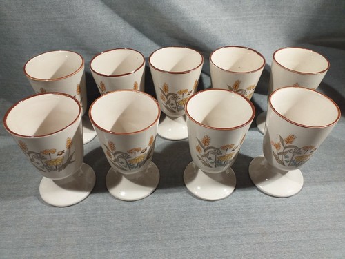 Mazagrans grés lot made - 9,
