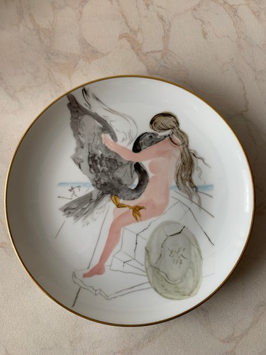 Salvador dali porcelain plate - salvador,