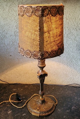 Ancienne lampe bronze - en,