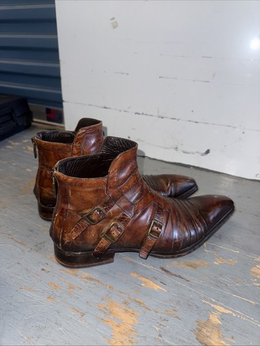 Ghost brown leather boots - jo,