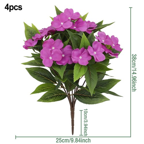 Pcs fleurs artificielles - 4,