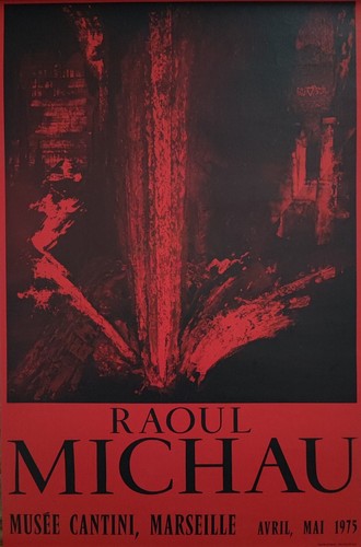 Raoul michau affiche expo 1975 - expo,