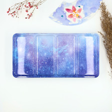 My Rock Way Boîte d'aquarelle vide en métal 48 couleurs Shimmery Night