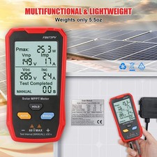 Kit de multimètre photovoltaïque solaire Mppt 12-60V avec câble, écran