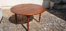 Table ronde ovale - , abattants