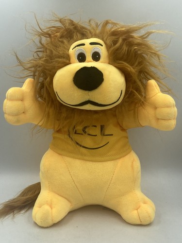 Peluche lion mascotte lcl - lion,