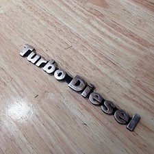 Occasion : Emblème logo "Turbo Diesel" pour Jeep XJ, ZJ, ZG
