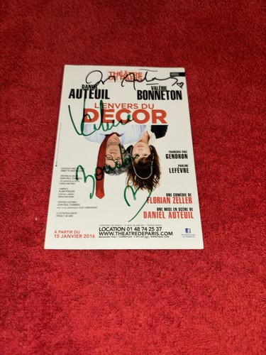 Flyer dédicacé autograph - dédicacé,