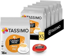 Tassimo, 80 Coffee Pods Breakfast Grand'Mère, Compatible with TASSIMO Machines,