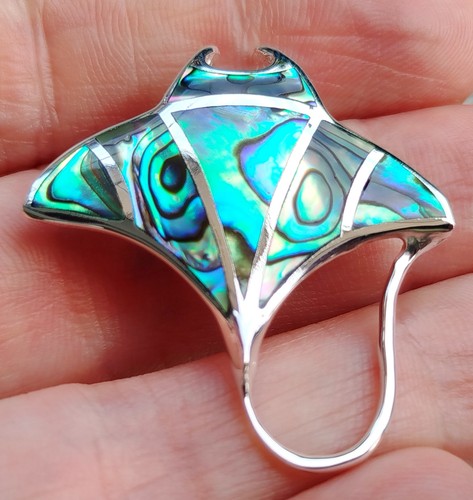 37g pendentif raie manta - 6,37g,
