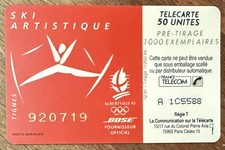 BOSE SKI ARTISTIQUE TELECARTE RÉF PHONECOTE En717a PHONE CARD JO 92 ALBERVILLE