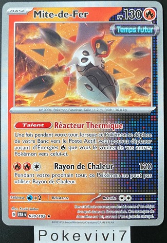 Carte pokemon mite fer - carte,