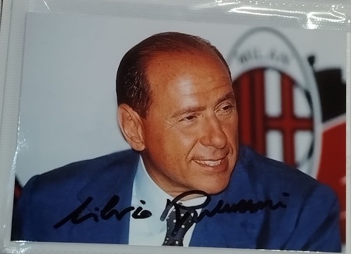 Autografo silvio berlusconi - autografo,