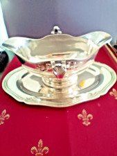 Superbe saucière métal