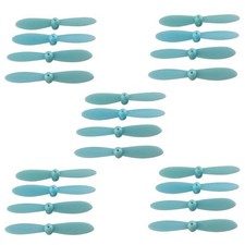 20pcs Hélices Hélices Pour Vis à Air Pour Cheerson CX 10 Mini Drone Bleu