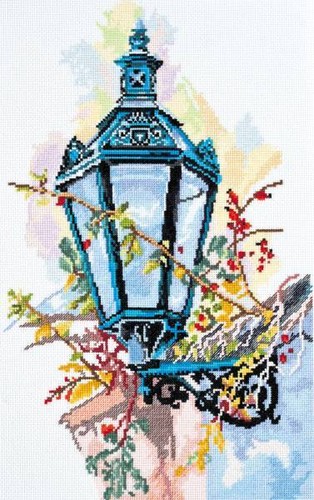 Cross stitch kit lamp - stitch,