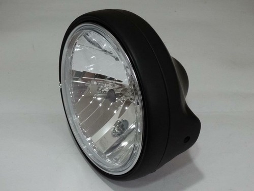 Phare noir verre clair - en,