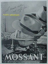 PUBLICITE MOSSANT CHAPEAU LE