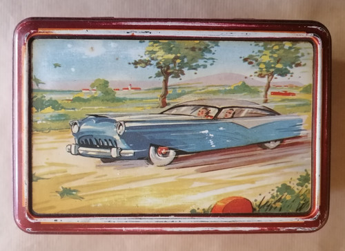 Boite ancienne sucre - , voiture