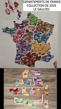 🐔13 Magnets Le Gaulois Carte de France **2018** Lot no 6/13 🐔