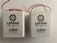 2x LEFSON C-MOD SPK capacitor 150uF 630V BEST PSU 300B, 45, 801A, PX25, 50, AD1