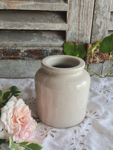 Ancien pot moutarde gres - moutarde, en