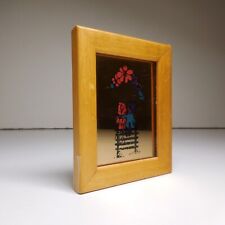 Cadre miroir tableau miniature enfant amour vintage art déco romantique N8670