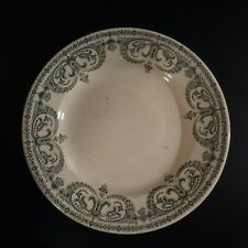 Assiette plate Guirlande Sarreguemines Digoin PC céramique faïence France N4626