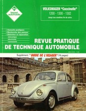 MANUEL REVUE RÉPARATION AUTO PDF VOLKSWAGEN RTA COCCINELLE 1200 - 1300 -  1302