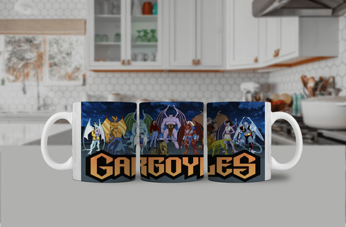Mug les gargoyles ancien - mug, gargoyles,