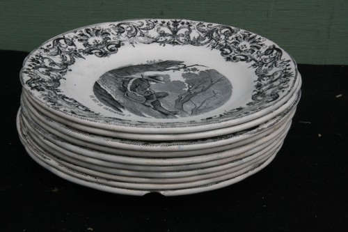 Lot assiettes parlantes - lot,