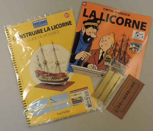 Tintin construire licorne - tintin, la