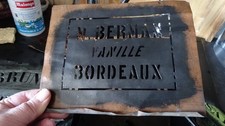 ANCIEN POCHOIR CUIVRE