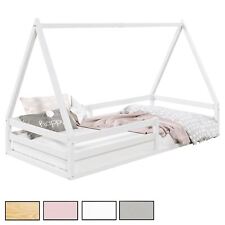 Lit cabane pour enfant 90x190 cm en pin massif