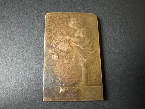 Médaille plaque cuivre - plaque, en