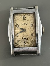 Montre mécanique de marque LOV style art déco