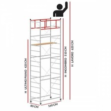 TERNO-1 Échafaudage en fer
