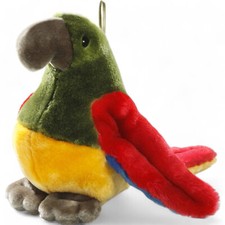 Carl Dick perroquet jaune-rouge environ 24 cm, doudou, peluche