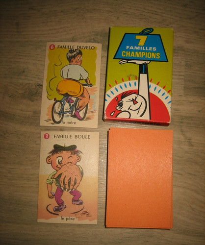 Ancien jeu familles - ancien, de