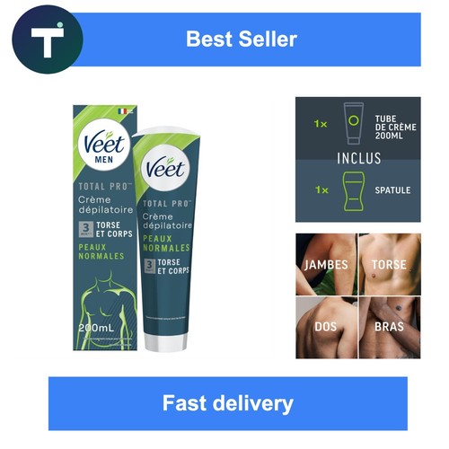 Veet men crème dépilatoire - crème,