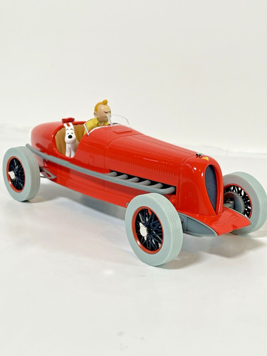 Tintin voiture bolide rouge - tintin,