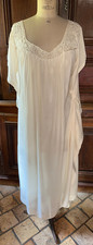 Déshabillé, chemise de jour en pure soie, grande taille  , époque Art Déco (C6)