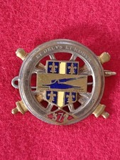 insigne 372 eme regiment artillerie lourde sur voie ferrée maginot forteresse